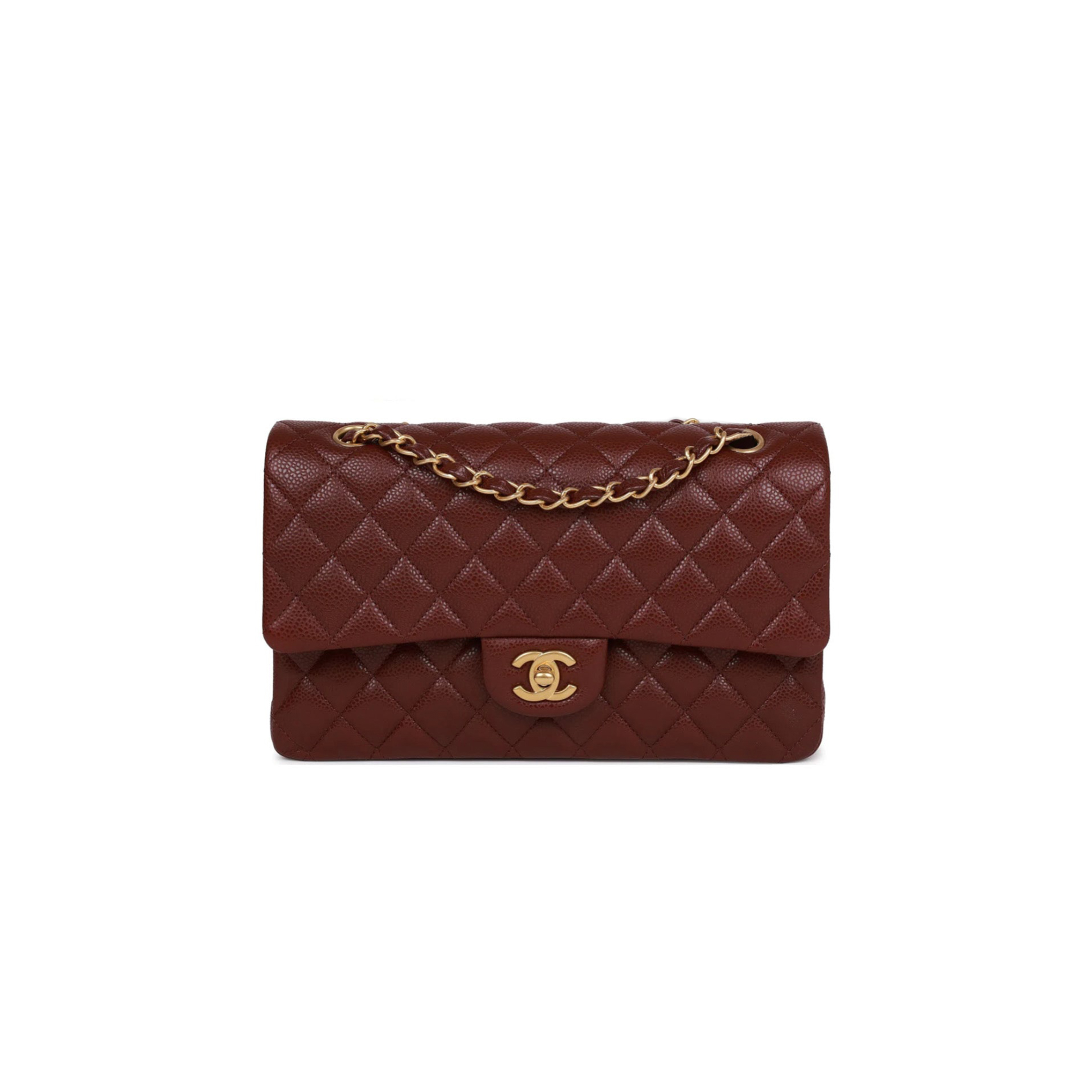 Ch*el medium classic double flap gold hardware a58600 (25.5*14*6.5cm)